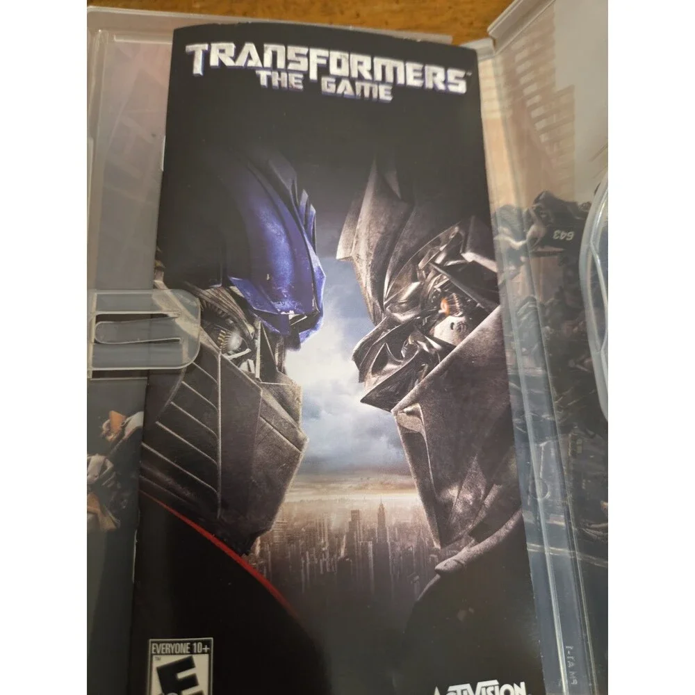 Transformers: The Game PlayStation Portable PSP Game Case & Manual Only No Game*